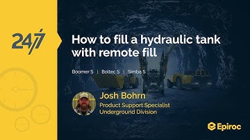 How to fill a hydraulic tank with remote fill | Boomer S, Boltec S, Simba S