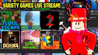 🔴ROBLOX VARIETY GAMES STREAM! JOIN UP! w/ @SUBTOKAIZEN