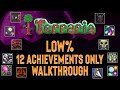 Terraria finished in only 12 achievements low run