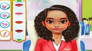 Sky Girls Makeover Game - Play Dress Up, Explore the flight, Caring for passengers - Fun Kids games screenshot 2