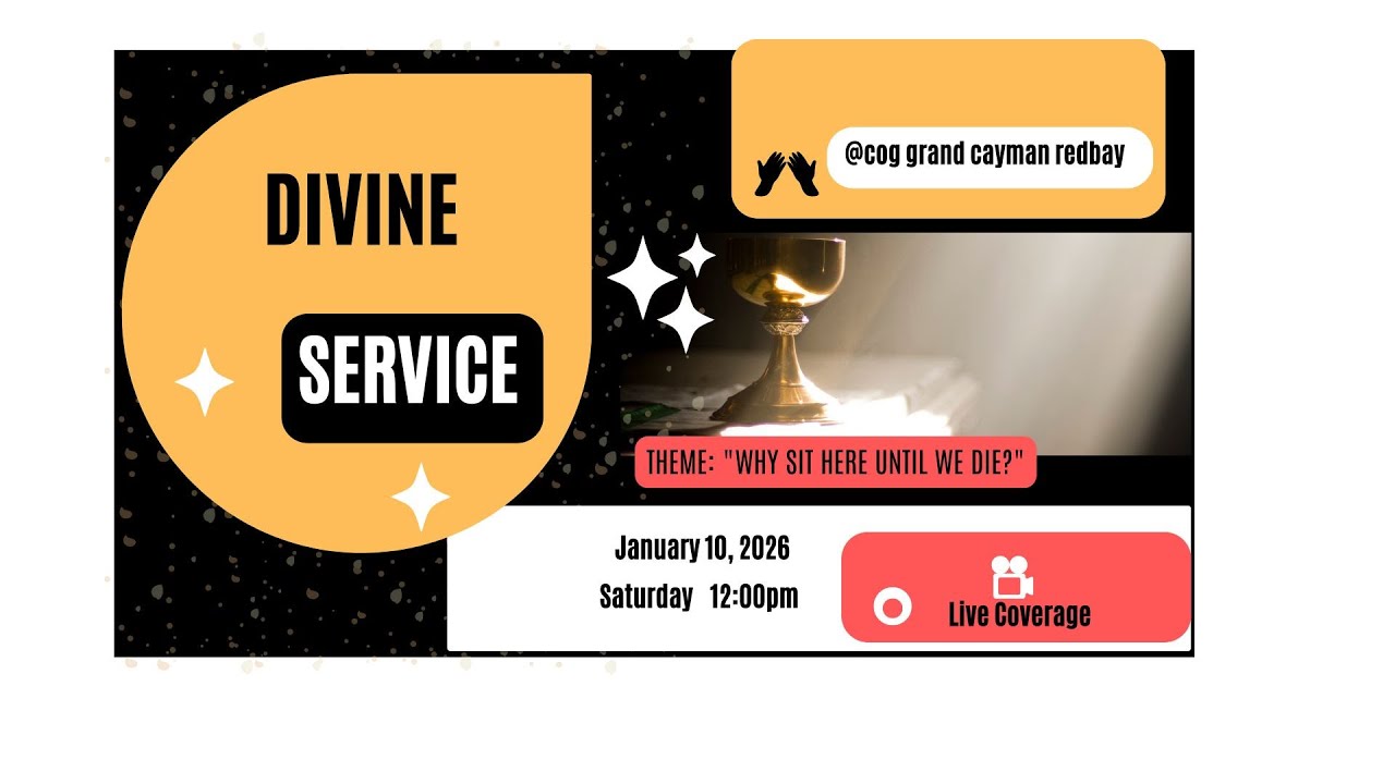 Theme: "Why Sit Here Until We die?" |Divine Service| January 10, 2026
