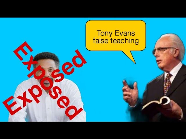 The false teaching of Tony Evans - John MacArthur class=