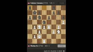 Wesley so 0-1 Fabiano Caruana