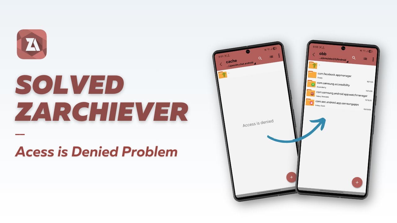 Fix ZArchiver Access is Denied on Android 14, 15 & 16 Without Root