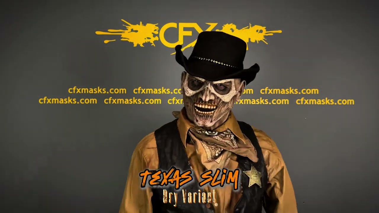 CFX Masks Texas Slim Dry Variant Male Fit Movement Video