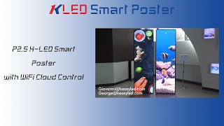 P2.5 K-LED Smart Poster | WiFi Cloud HD 4G App Control screenshot 4