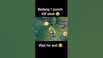 badang 1 punch kill steal 😂 #mobilelegends #mlbb #viral #trending #gaming #badang #shorts #gameplay