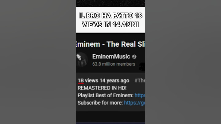IL BRO HA FATTO 18 VIEWS IN 14 ANNI...   IRONIA  #edit  #perte  #eminem