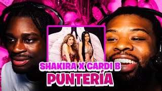 FIRST TIME reacting to Shakira & Cardi B - Puntería | BabantheKidd (Official Music Video)