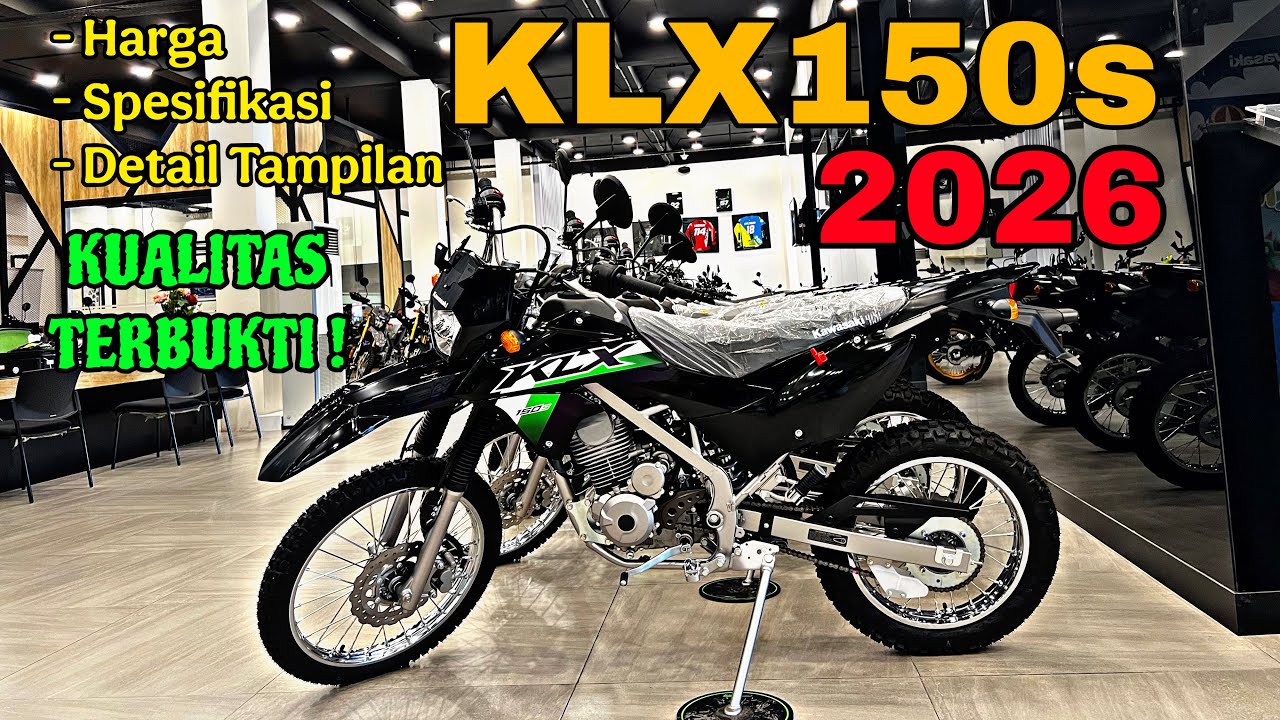 TERBARU ! KLX150s MY2026. Spesifikasi, Harga, dan Detail Tampilannya