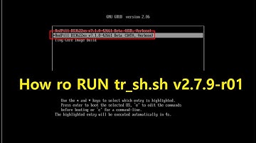 Tinycore Redpill Support Tool(v.2.7.9-r01)