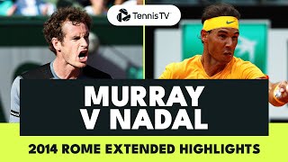 EPIC Rafael Nadal vs Andy Murray QuarterFinal!  | Rome 2014 Extended Highlights