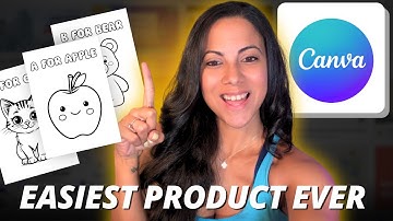 How to Make Coloring Books with Canva AI (Step-by-Step 2025)