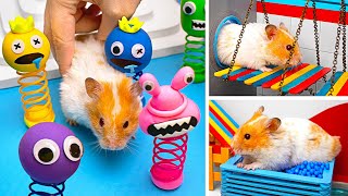 Facem cel mai CREATIV labirint pentru hamsteri cu tema Prietenii Curcubeu!