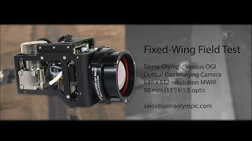 Ventus OGI: Gas leak detection from fixed wing aircraft at 1,000 ft. above ground level (AGL)