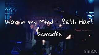 Miniatura de vídeo de "War in my Mind - Beth Hart (Karaoke Version)"