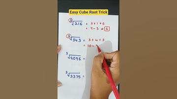 Cube Root Tricks #thenumbersspace #mathstricks #education #shorts #trending #cuberoottrick #tricks