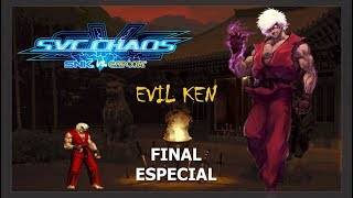 SVC Chaos (level 8) Evil Ken final especial en español