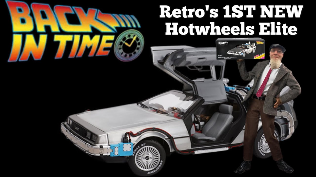 1/18 Hotwheels Elite Back To The Future (Retros 1st New Hotwheels