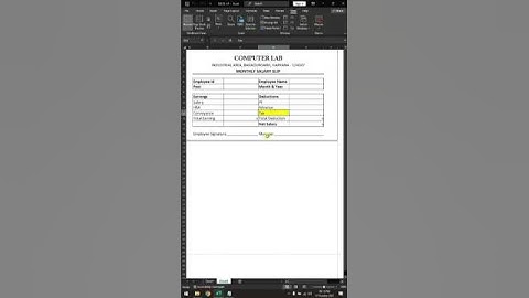 Temporary Highlighting in MS Excel #shorts #msexcelforbeginners