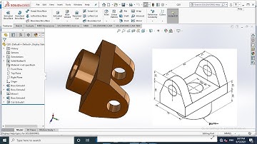SolidWorks Tutorial for beginners | CAD/CAM Part drawing Exercise 20