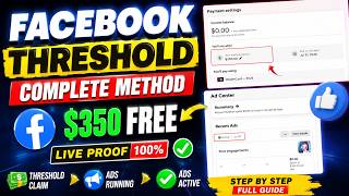 🔥 Facebook Free Threshold Method | Facebook Threshold Complete Update Method 2026 | Facebook Ads 🔥
