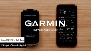 Ondersteuning Een Edge 1040 Koppelen Met De Garmin Connect App Apple