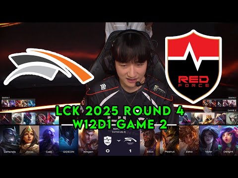 HLE vs NS Game 2 | LCK 2025 Round 4 Week 12 Day 1 | Hanwha Life vs Nongshim RedForce G2
