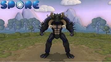 Spore Creation-Elemental Goliath( Making Video) Dark Injection Mod
