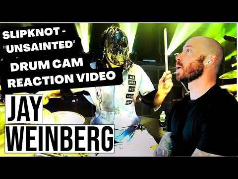 Drummer Reacts To - Slipknot - Jay Weinberg Plays Unsainted First Time Hearing