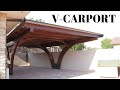 Production of curved vcarport