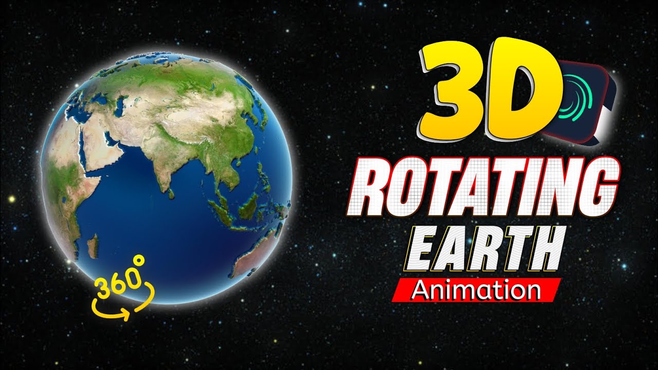 How to Make Rotating Earth Animation in Alight Motion | 🌎 Create ...