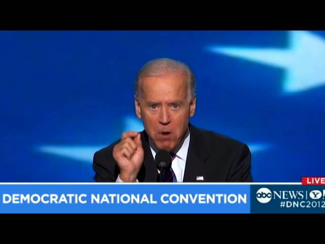 Joe Biden Dnc Speech Highlights Democratic National Convention 2012 Youtube