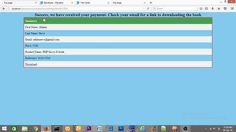Integration of paystack