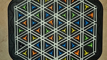 This game is great! How to play the chain game/ triangle chess!