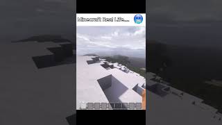 Pov : Minecraft in Real Life 🥶 #shorts #minecraft