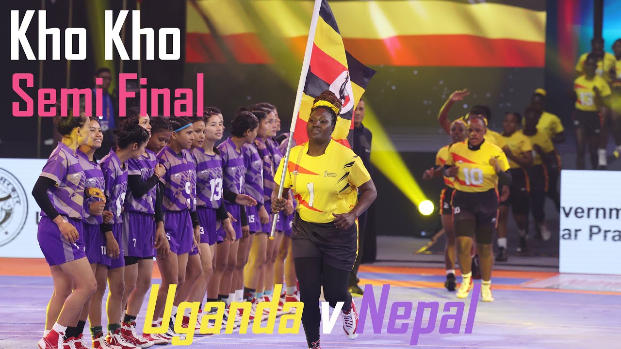 Kho Kho World Cup 2025 Semi Final: Uganda v Nepal Womens