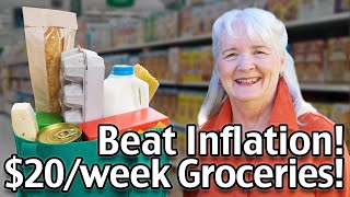 Beat Inflation! Groceries for $20/week! LIVE