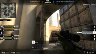 CSGO Competitive 4 man clutch + ACE AWP 9hp!!