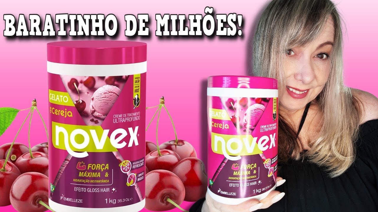 🍒NOVEX CHERRY GELATO low poo mask - YouTube