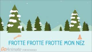 Video thumbnail of "La neige tombe chanson"