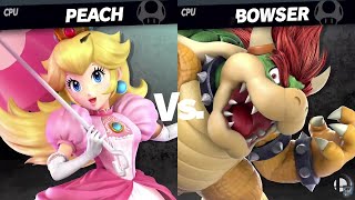Smash Ultimate Ex Peach Vs Bowser