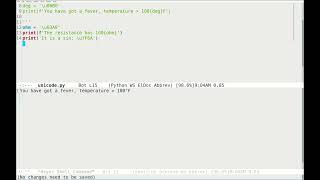 Python in Emacs 0064 - How to print unicode in Python?