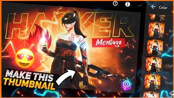How To Make Thumbnail Like 😍@ZeroxFF   / how make thumbnail like@PagalM10  😋 @BR999FF  🔥