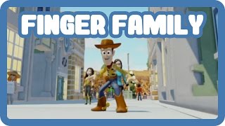 Disney Pixar Toy Story's Woody Explores ToonTown - Finger Family Daddy Finger Nursery Rhymes