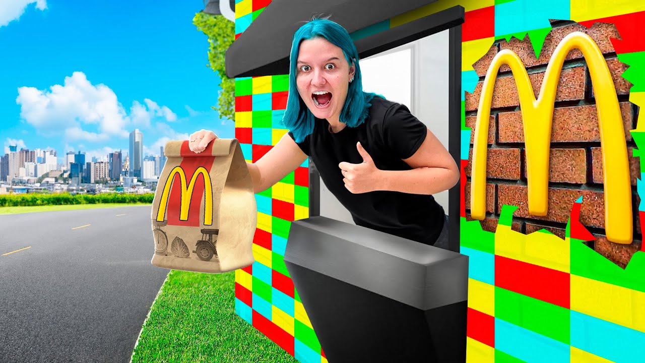 CONSTRUÍ UM MCDONALDS DE LEGO