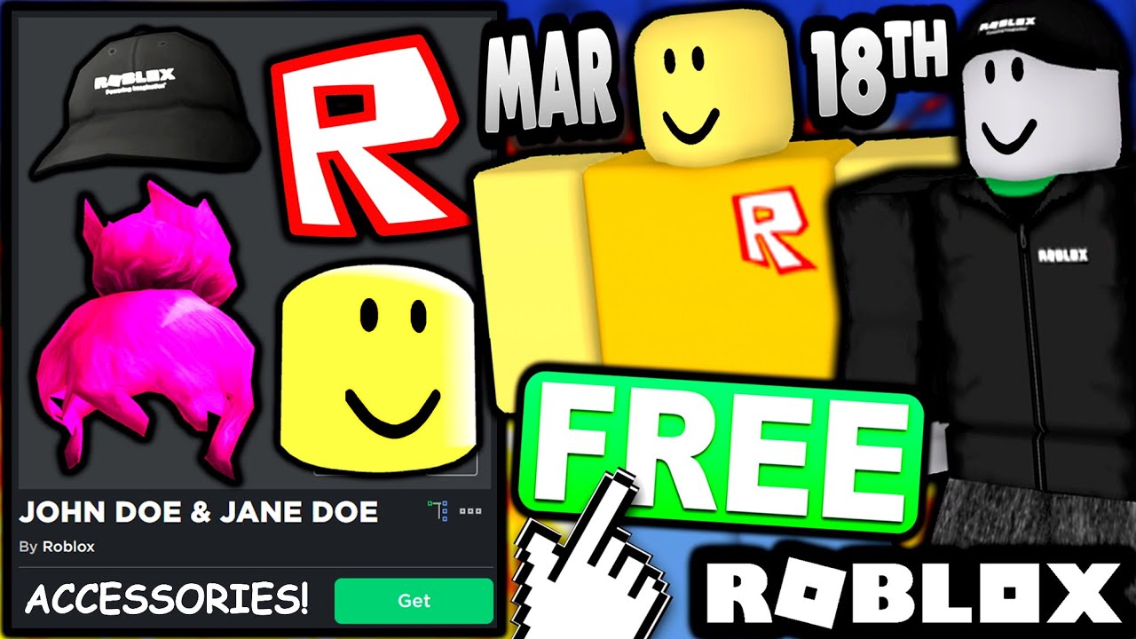 IT'S JOHN DOE DAY! MARCH 18TH 2022! FREE JOHN DOE & JANE DOE AVATARS! ( ROBLOX) 