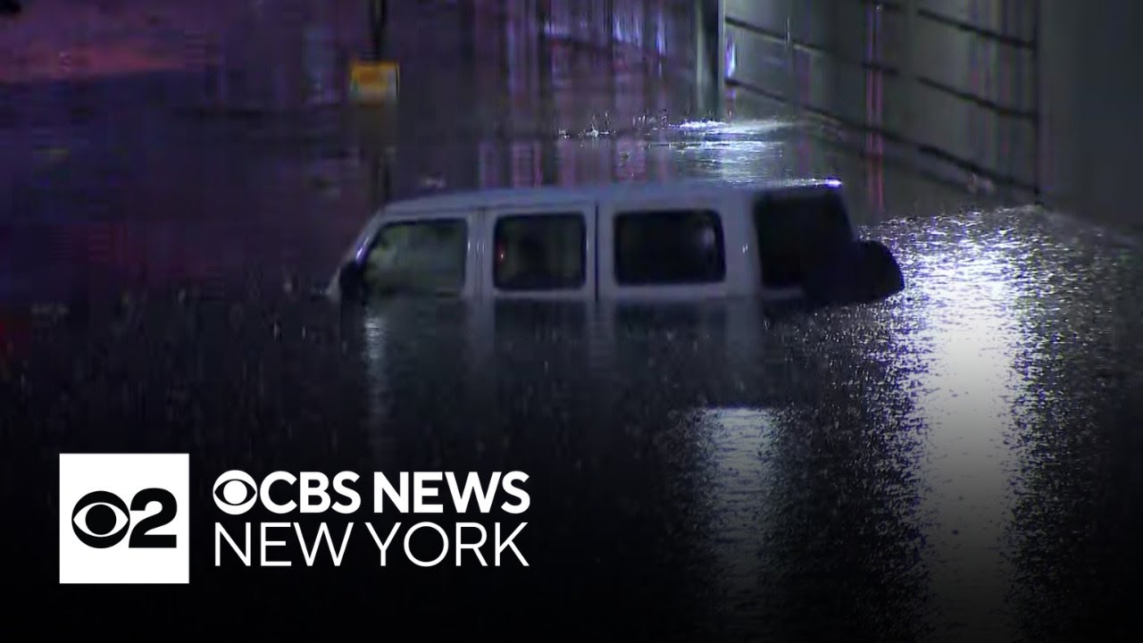 Strong storms downed trees, power lines and submerged cars across the ...