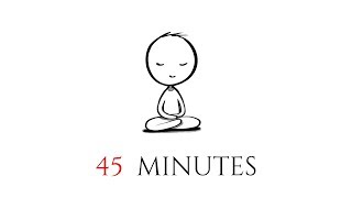 45 Minute Silent Meditation | Meditation for Beginners + FREE GUIDE