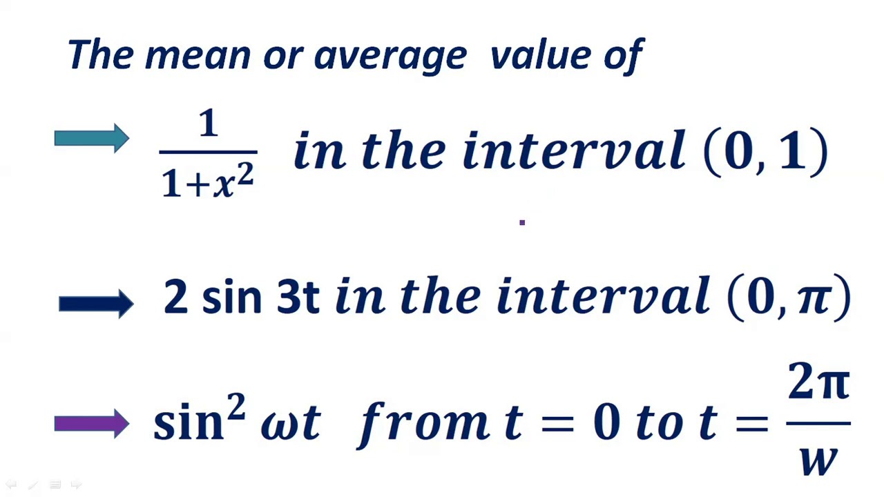 5 10 Applications Of Integration Average ECET Integration ECET 